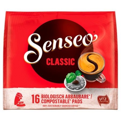 Kávové kapsule, 16 ks, 111 g, DOUWE EGBERTS "Senseo",  Classic