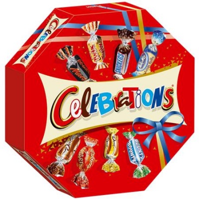 Dezert, vo sviatočnej krabici, 186 g, "Celebrations"