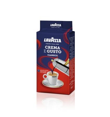 Káva, pražená, mletá, 250 g, LAVAZZA "Crema e Gusto"