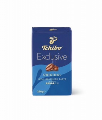 Káva, pražená, mletá, vákuové balenie, 250 g,  TCHIBO "Exclusive"