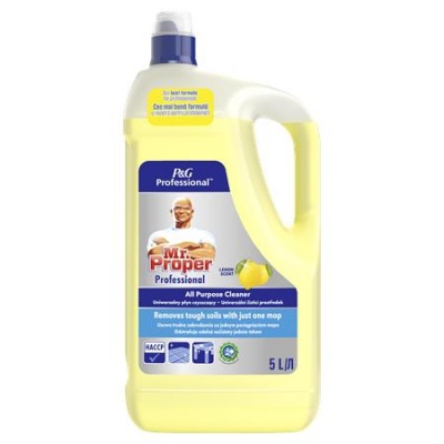 Univerzálny čistiaci prostriedok na podlahy a povrchy, 5 l, MR PROPER, lemon