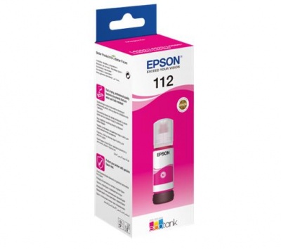 T06C34A atrament k EcoTank L6550, 6570, 6580 tlačiarňam, EPSON, magenta, 70 ml