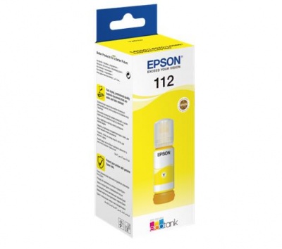 T06C44A atrament k EcoTank L6550, 6570, 6580 tlačiarňam, EPSON, žltá, 70 ml