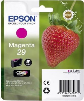 C13T29834010 náplň do tlačiarní XP235/332, EPSON, červená, 3,2ml