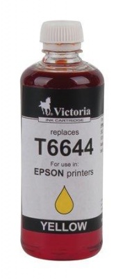 T6644 náplň do tlačiarní L100, 200mfp, VICTORIA TECHNOLOGY, žltá, 100ml