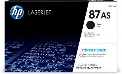 CF287AS Laserový toner k tlačiarňam LaserJet M506, M527, 87AS, čierna, 6k