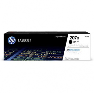 W2210X laserový toner do Color LaserJet Pro M182N, M183FW tlačiarní, HP 207X, čierna, 3,15k