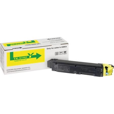 TK5140Y Toner k tlačiarňam P6130cdn, M6030cdn, M6530cdn, KYOCERA žltý, 5k