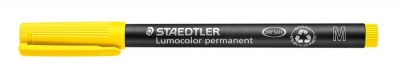 Permanentný popisovač, OHP, 1 mm, STAEDTLER "Lumocolor® 317 M", žltá