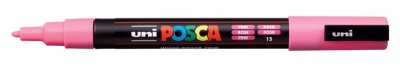 Dekoračný popisovač, 0,9-1,3 mm, UNI "Posca PC-3M", ružový