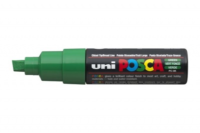 Dekoračný popisovač, 8 mm, UNI "Posca PC-8K", zelený