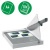 Rezačka, páková, A4, 10 listov, LEITZ "Precision Home Office A4"