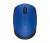 Myš, bezdrôtová, optická, stredná veľkosť,  USB, LOGITECH "M171", modrá