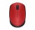 Myš, bezdrôtová, optická, stredná veľkosť, USB, LOGITECH "M171", červená