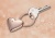Kľúčenka, s krištálmi SWAROVSKI®, TROIKA, "Girls Best Friend Rosy" Shiny