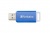 USB kľúč, 64GB, USB 2.0, VERBATIM "Databar", modrý