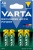 Nabíjateľná batéria, AA, tužková, 4x2100 mAh, prednabitá, VARTA "Power"
